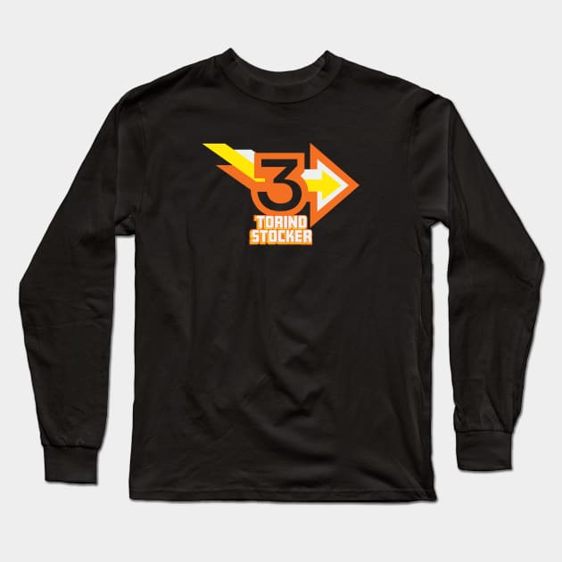 1977 - Torino Stocker Stacked (Black) Long Sleeve T-Shirt by jepegdesign